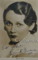 Benita Hume (1906-1967) Schauspielerin - Autogramm  TARZAN
