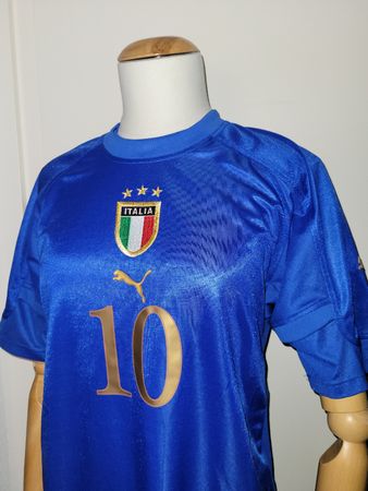 Original Italien Heimtrikot 2002, Baggio Nr.10, Grösse M