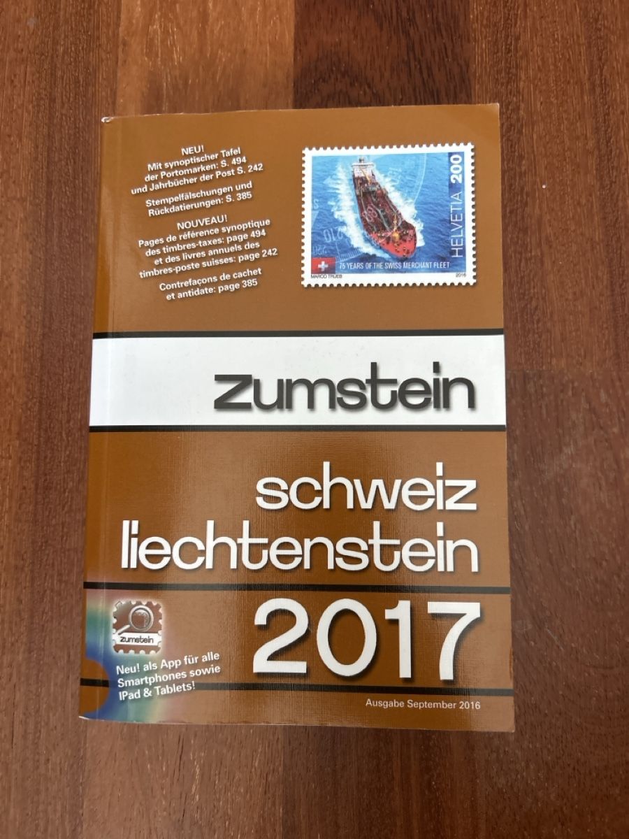 Livres: Zumstein Briefmarken Katalog 2017 – D'occasion à Zürich par Naira03