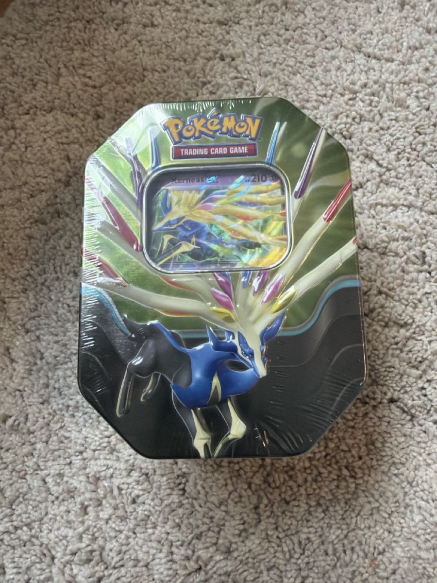 Pokémon Carte collezionabili: Pokemon Xerneas ex Tin Box – Nuovo e nell'imballaggio originale da Winkel venduto da RiMa95