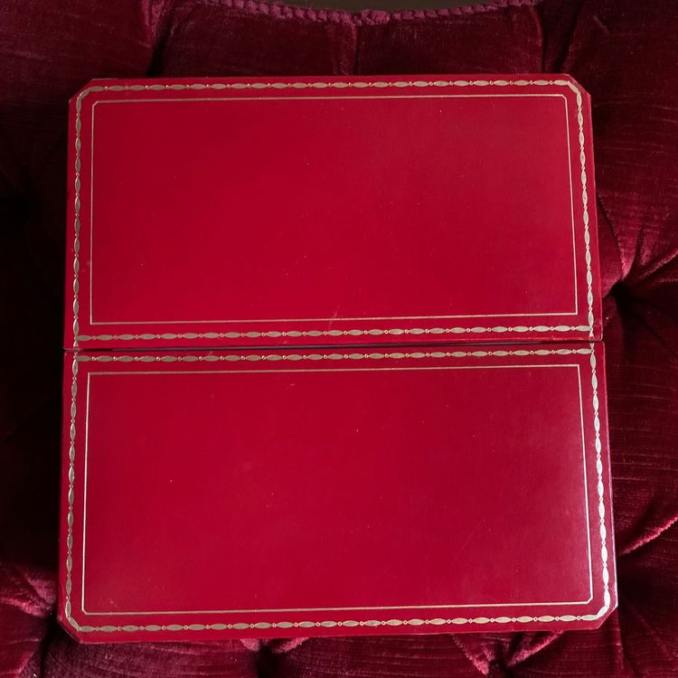 CARTIER STATIONERY NOTE CARDS IN RED BOX UNIKAT! Kaufen auf Ricardo