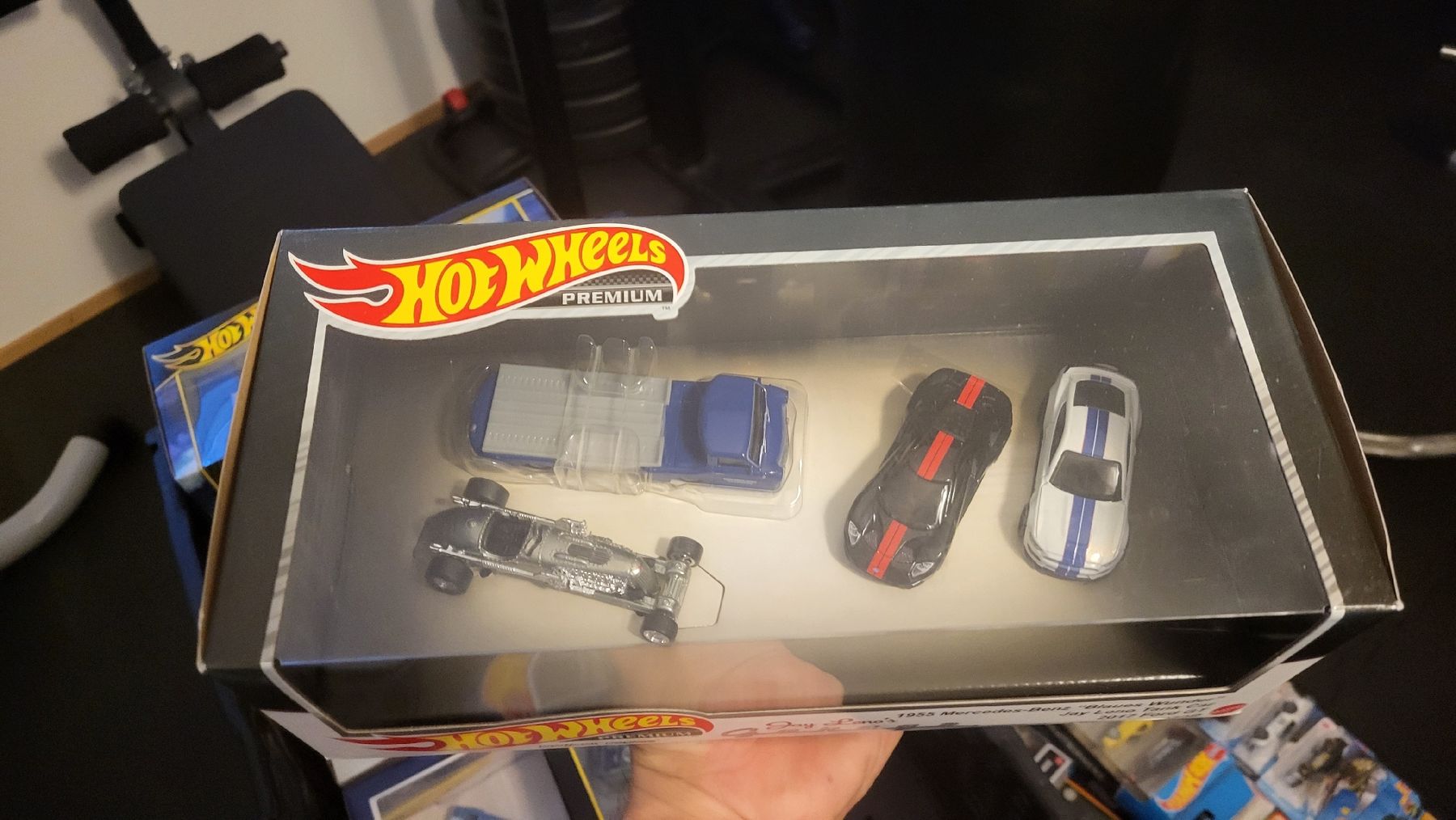 Hot Wheels Modellini d'auto: Hot Wheels Premium Jay Leno's Garage Set Neu – Nuovo e nell'imballaggio originale da Jona venduto da mjo_f5t2 1
