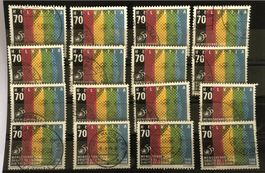 Nr.961  50  Jahr Menschenrechte mit Stempel