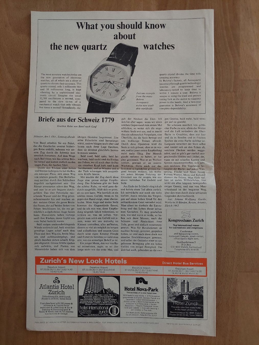 Riviste & Magazine: Lot Swissair 1966-1975 – Usato da Yverdon-les-Bains venduto da pri_x6j6 1