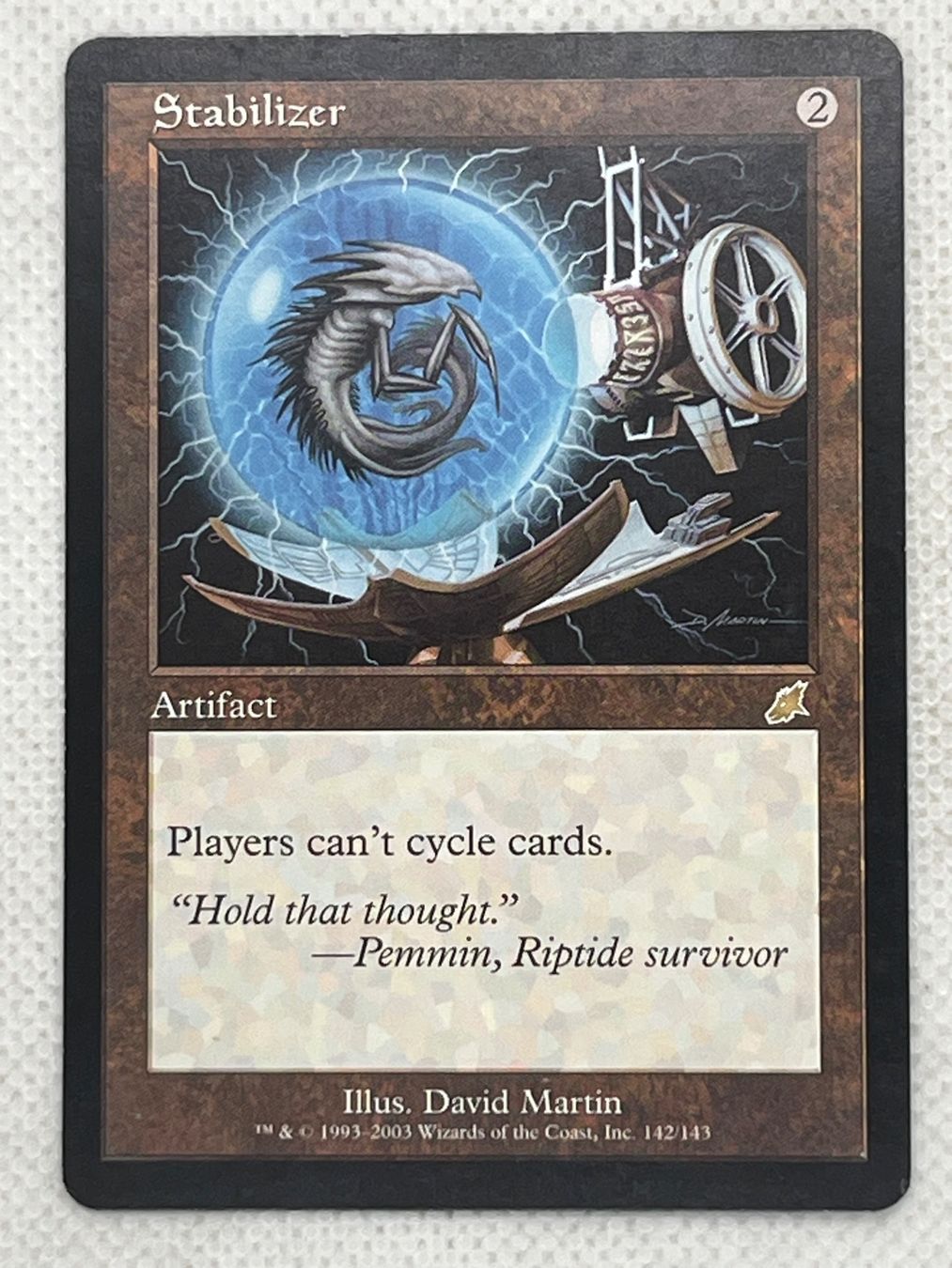 Magic The Gathering Sammelbilder & Trading cards: MTG Stabilizer SCG 142 Englisch Rare – Gebraucht aus Hinterkappelen von Kim1992