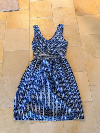 Summer Dress, patterned, Blue, great condition, size S