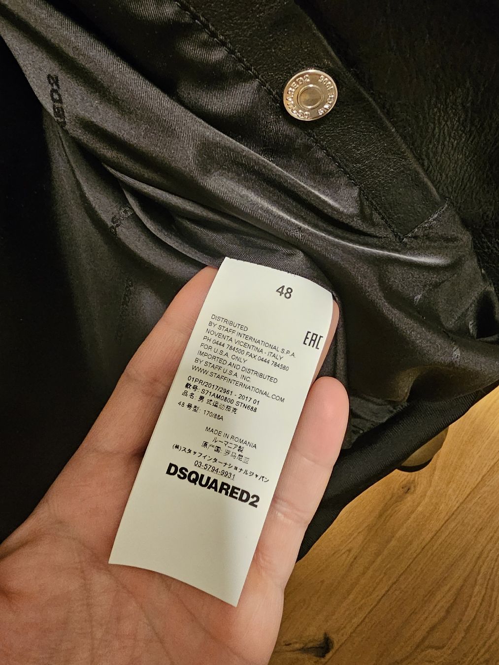 Dsquared2 Giacche: Dsquared Lederjacke Grösse 48 – Nuovo (secondo la descrizione) da Bottmingen venduto da Plemenito 5