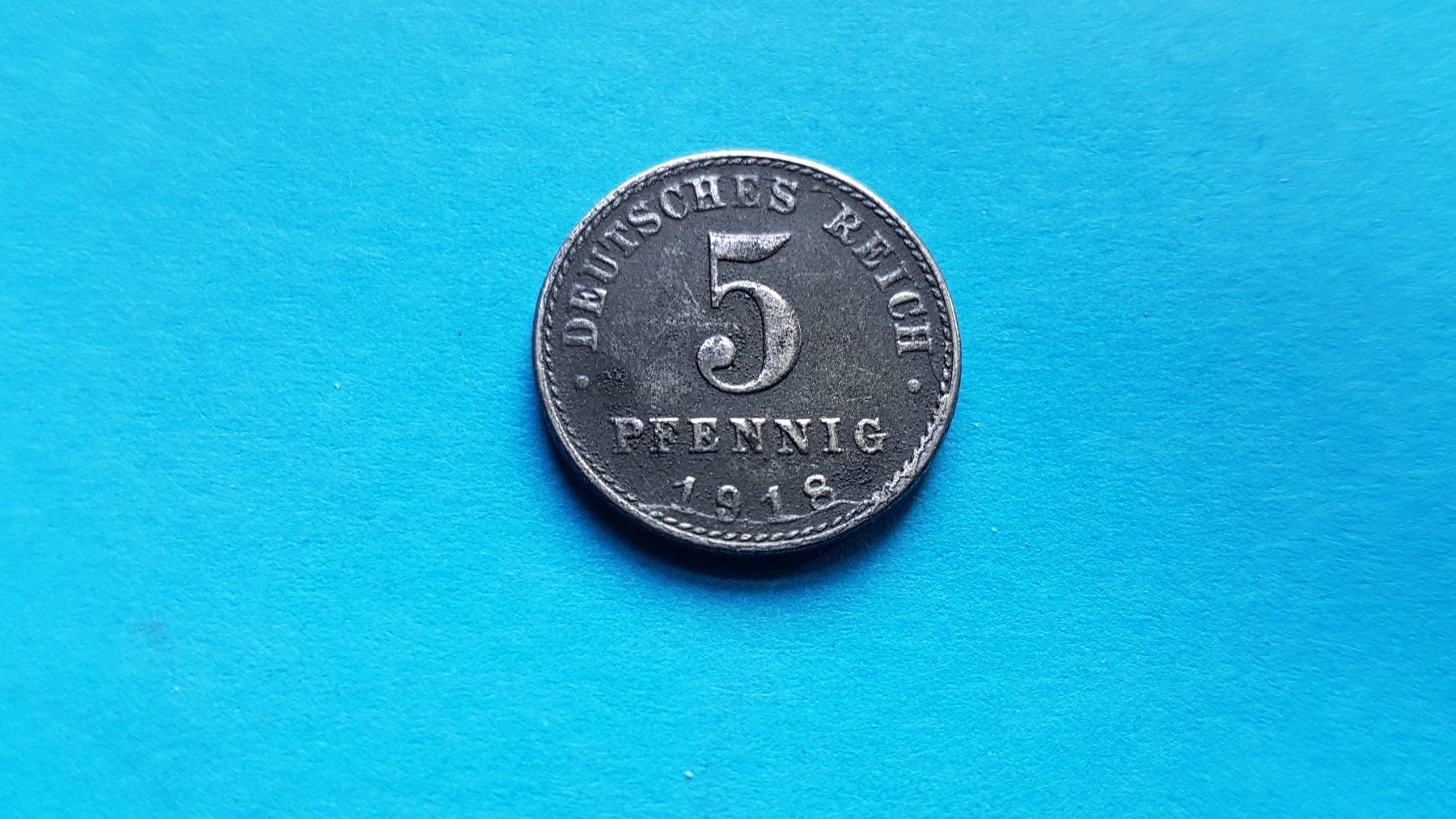 Alle Münzen: 5 Pfennig - Deutsches Reich 1918 – Gebraucht aus Reinach BL von Dexy62