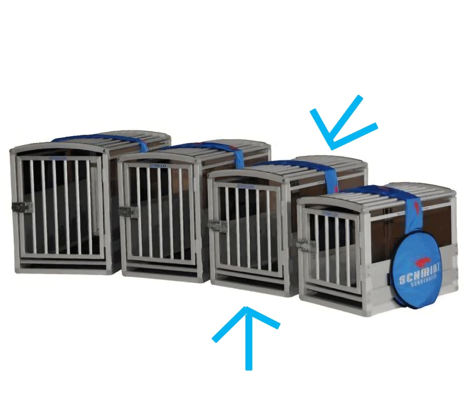 Meiko Cages, transport & sécurité: Schmidt Rücksitz Hundebox Grösse 2 – D'occasion à Binz par pia_ph77