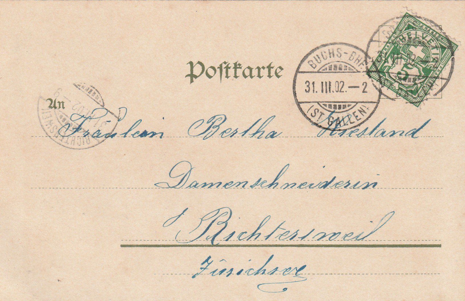 Ansichtskarten: Buchs – Gebraucht aus Rorschacherberg von fratovi2 1