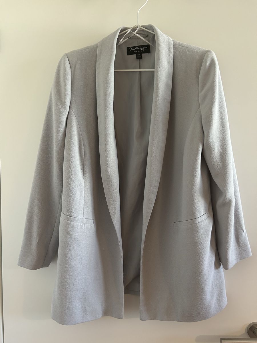 Giacche: Grauer Blazer Miss Selfridge Grösse 38 – Usato da Uster venduto da xBeccax