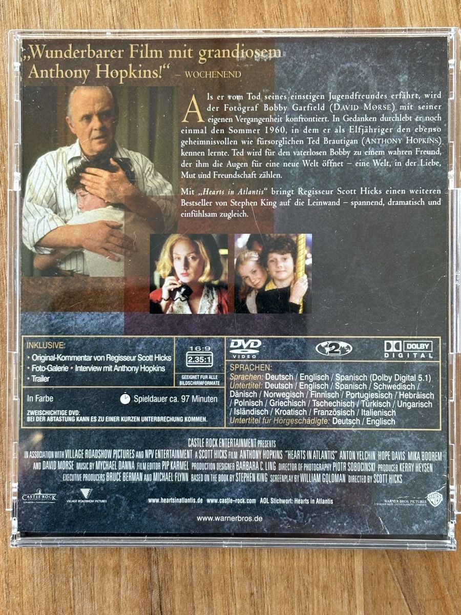Tous les DVDs: DVD Hearts in Atlantis – D'occasion à Belp par brb66 1