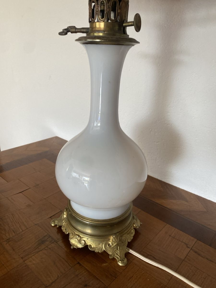Lampade: Elegante Vintage Lampe mit Stoffschirm – Usato da Burgdorf venduto da gre_2ftz 4