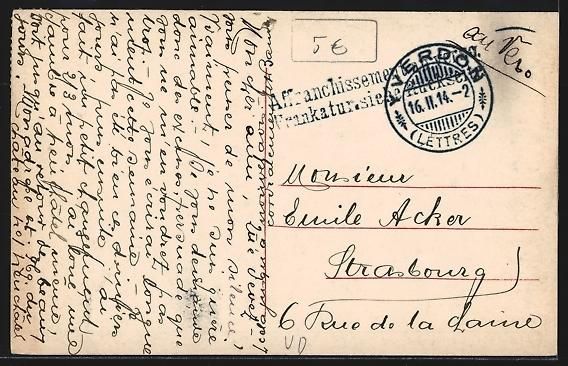 Cartes postales: AK Yverdon, Vue Générale, 1914 – D'occasion à Berlin par bartko-reher 1