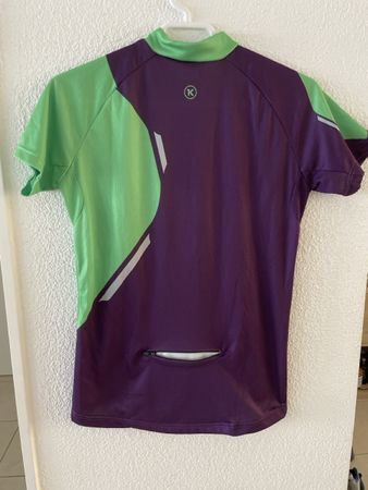 Damen Fahrradtrikot lila-grün Grösse S guter Zustand