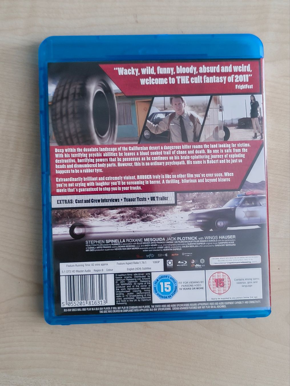 Tous les DVDs: Rubber - Quentin Duppieux - Blu-ray – D'occasion à Sion par dor_8hwv 1