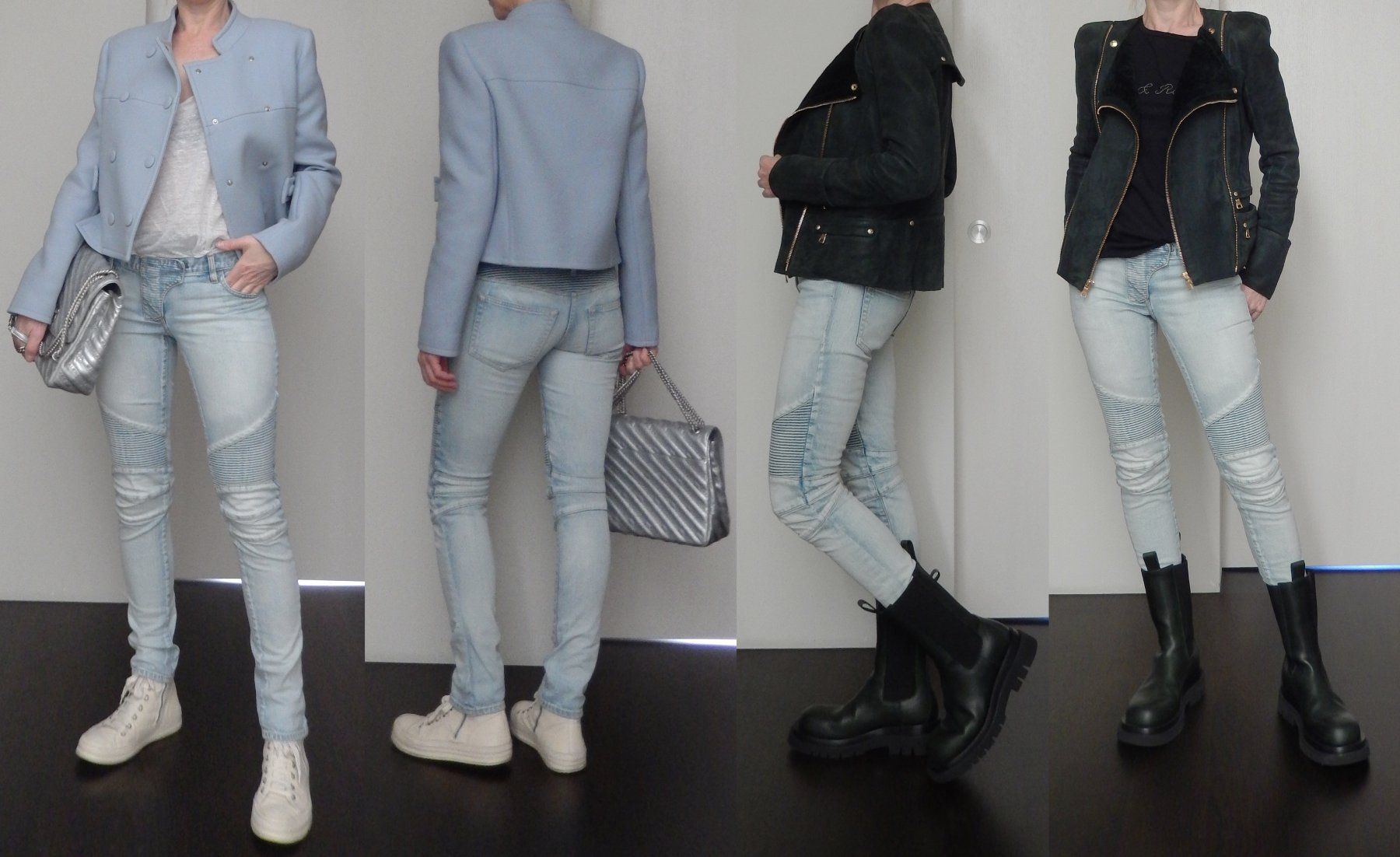 Balmain Jeans: Orig. BALMAIN Motorcycle Jeans Gr. 34-36 – Usato da Tuggen venduto da vivira 3