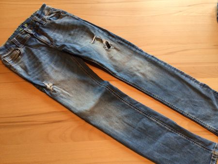Coole Jeans für Jungs, slim fit, Gr. 140, WE