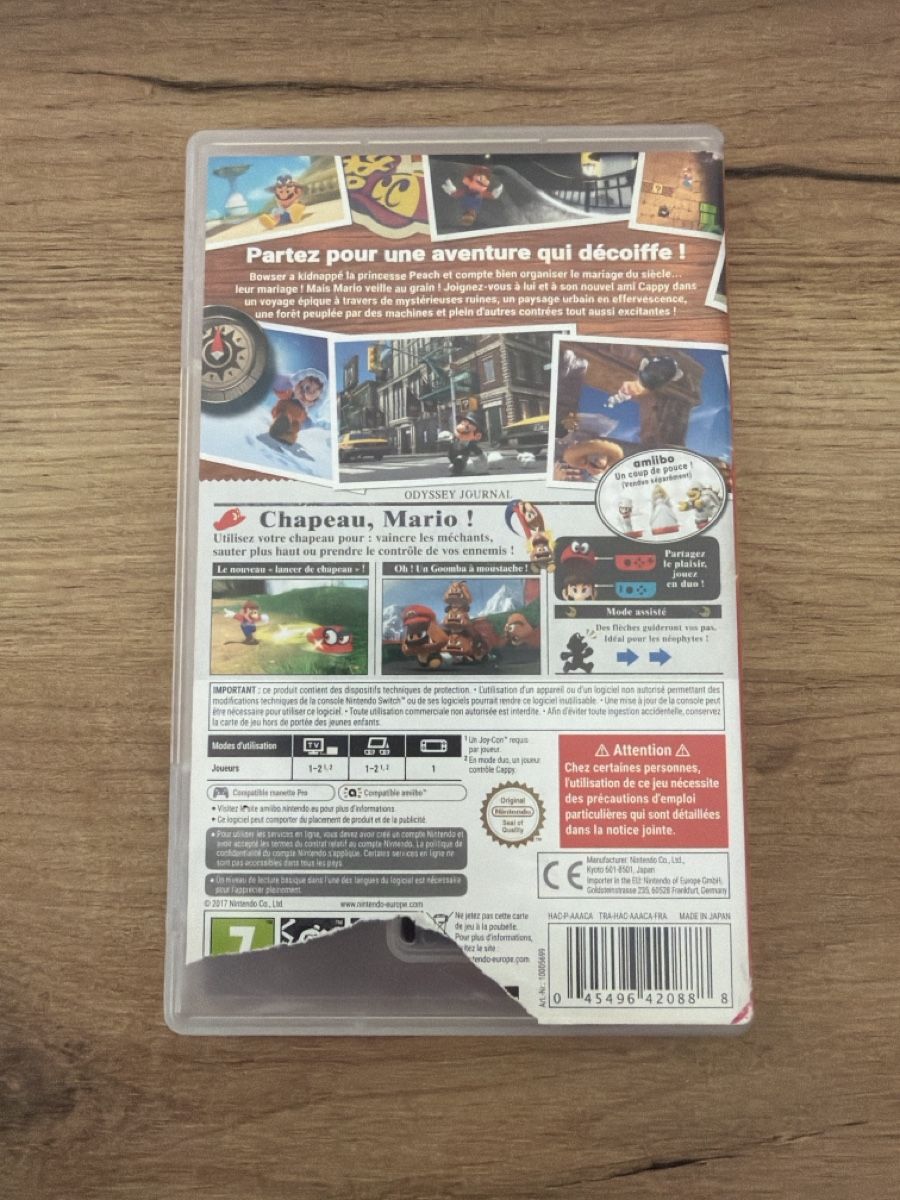 Nintendo Giochi: Super Mario Odyssey - Switch FR – Usato da Arnex-sur-Orbe venduto da link-9 2