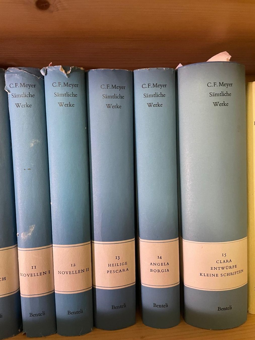 Libri: C.F. Meyer sämtliche Werke Band 1-15 – Usato da Frauenfeld venduto da Fortserj 4