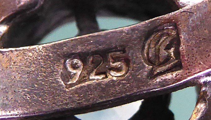 Anelli: Ring 925 Silber mit echtem Quarz Stein, – Usato da Muri AG venduto da silvermouse007 5