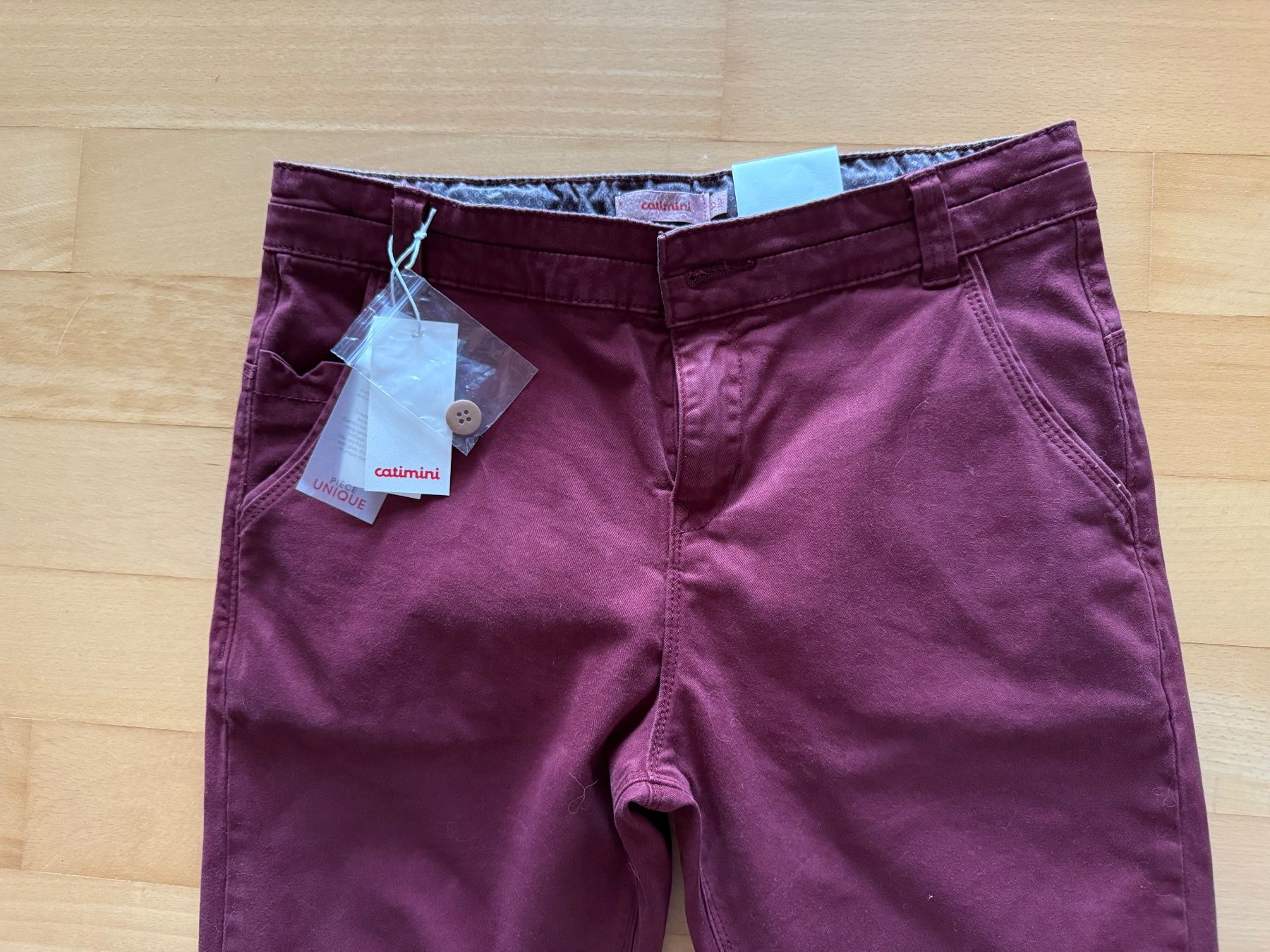 Jeans: Jeans 12 Jahre Bordeaux Stretch – Neu (gemäss Beschreibung) aus Wallbach von 10merlin 1