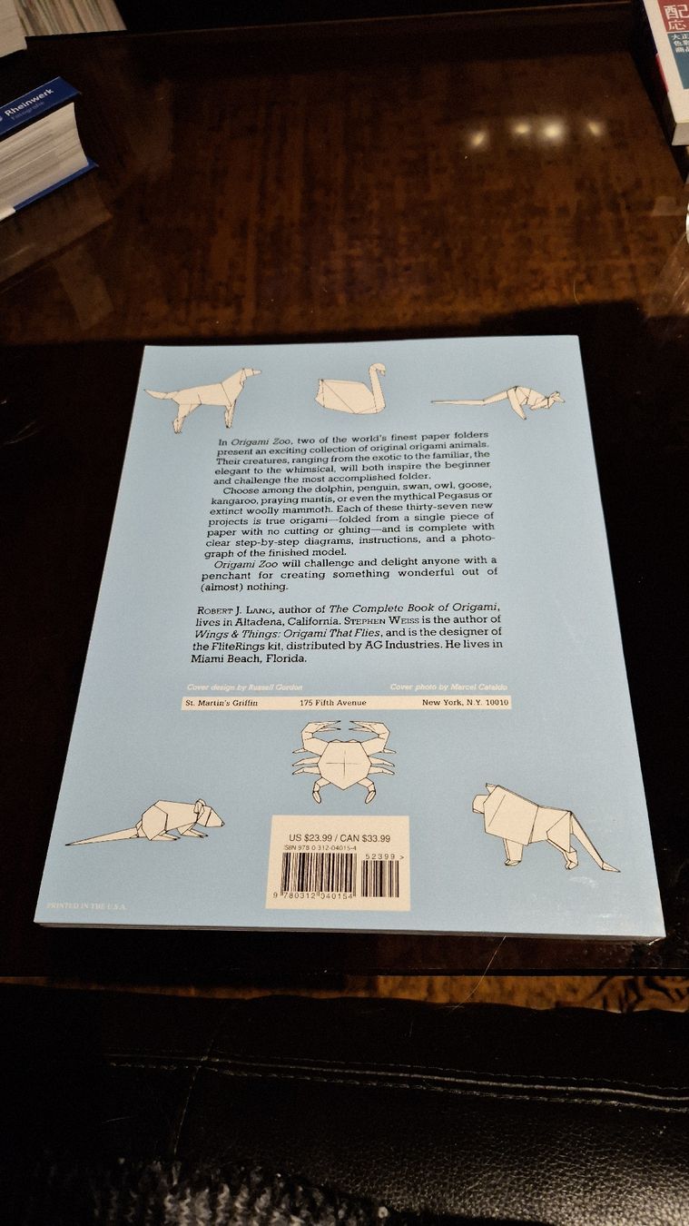 Libri: Origami Zoo book – Usato da Watt venduto da sarahZH1995 1