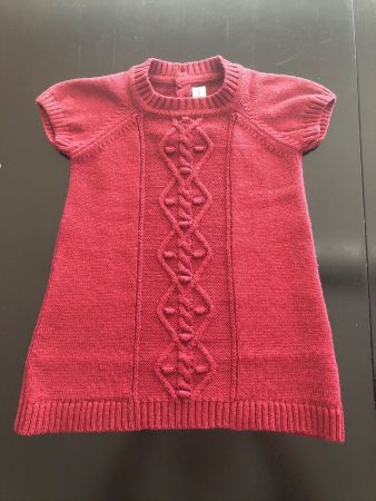 Mädchen Strickkleid von Neck&Neck Gr. 76
