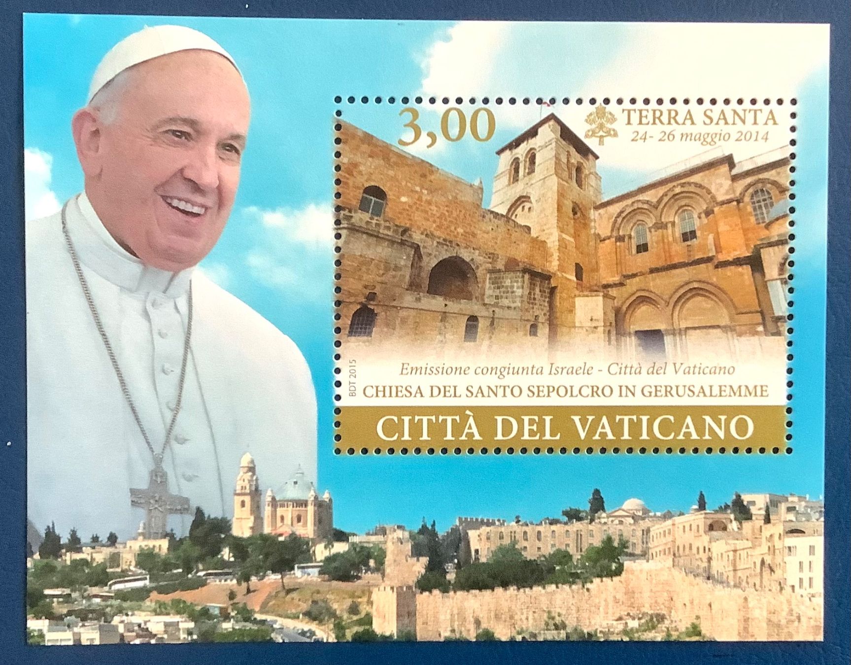 Tutti i francobolli: 2015 Vatican / Grabeskirche Jerusalem Block 49 ** – Nuovo (secondo la descrizione) da Liestal venduto da Skunk02