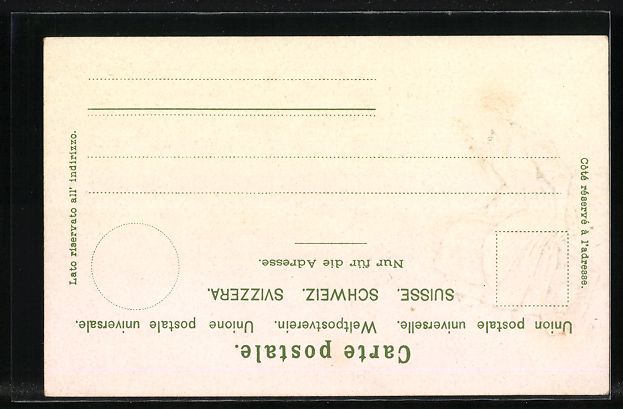 Cartoline postali: Amsteg /Gotthardbahn, Ortsansicht aus de – Usato da Berlin venduto da bartko-reher 1