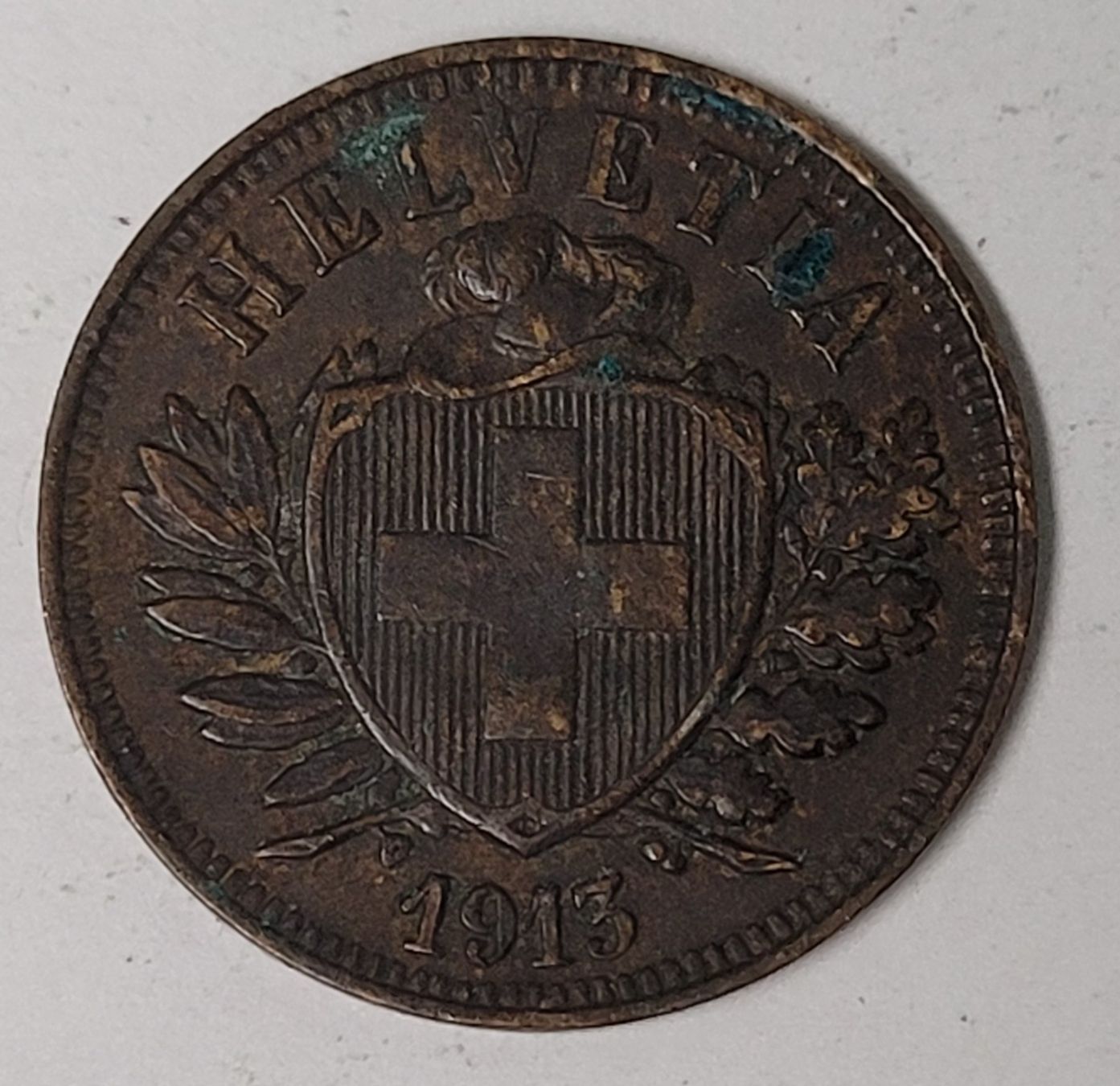 Tutti le monete: 2 RAPPEN / SCHWEIZ 1913 – Usato da Mumpf venduto da antonio_schweiz_961