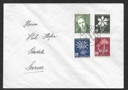 FDC Pro Juventute 1946 J117 - J120 ET Sursee 30.11.1946
