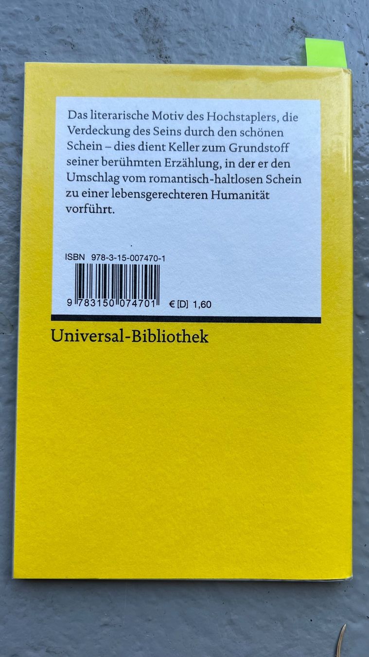 Livres: Kleider machen Leute – D'occasion à Ebmatingen par lwe_x6h5 1