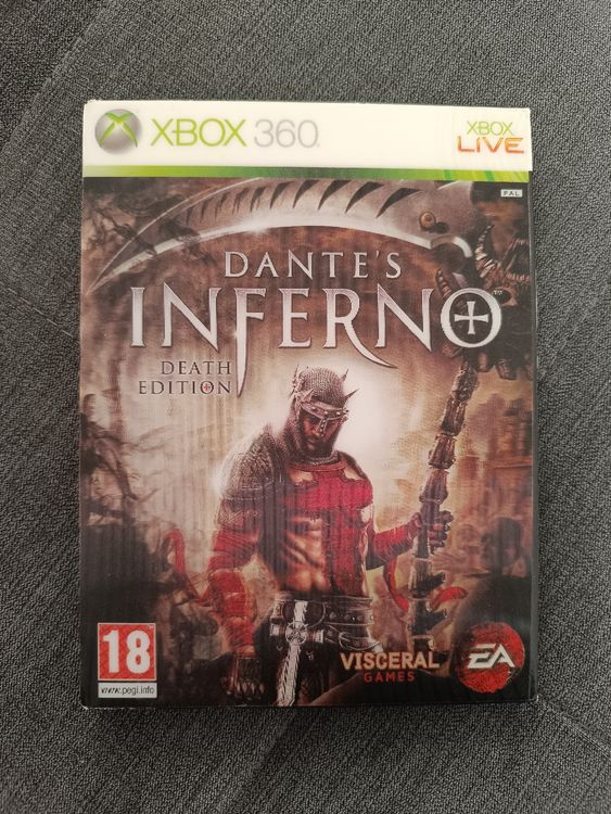 Jeu Dante's Inferno Death Edition Xbox 360 - Version PAL FR Complète, Très Bon état