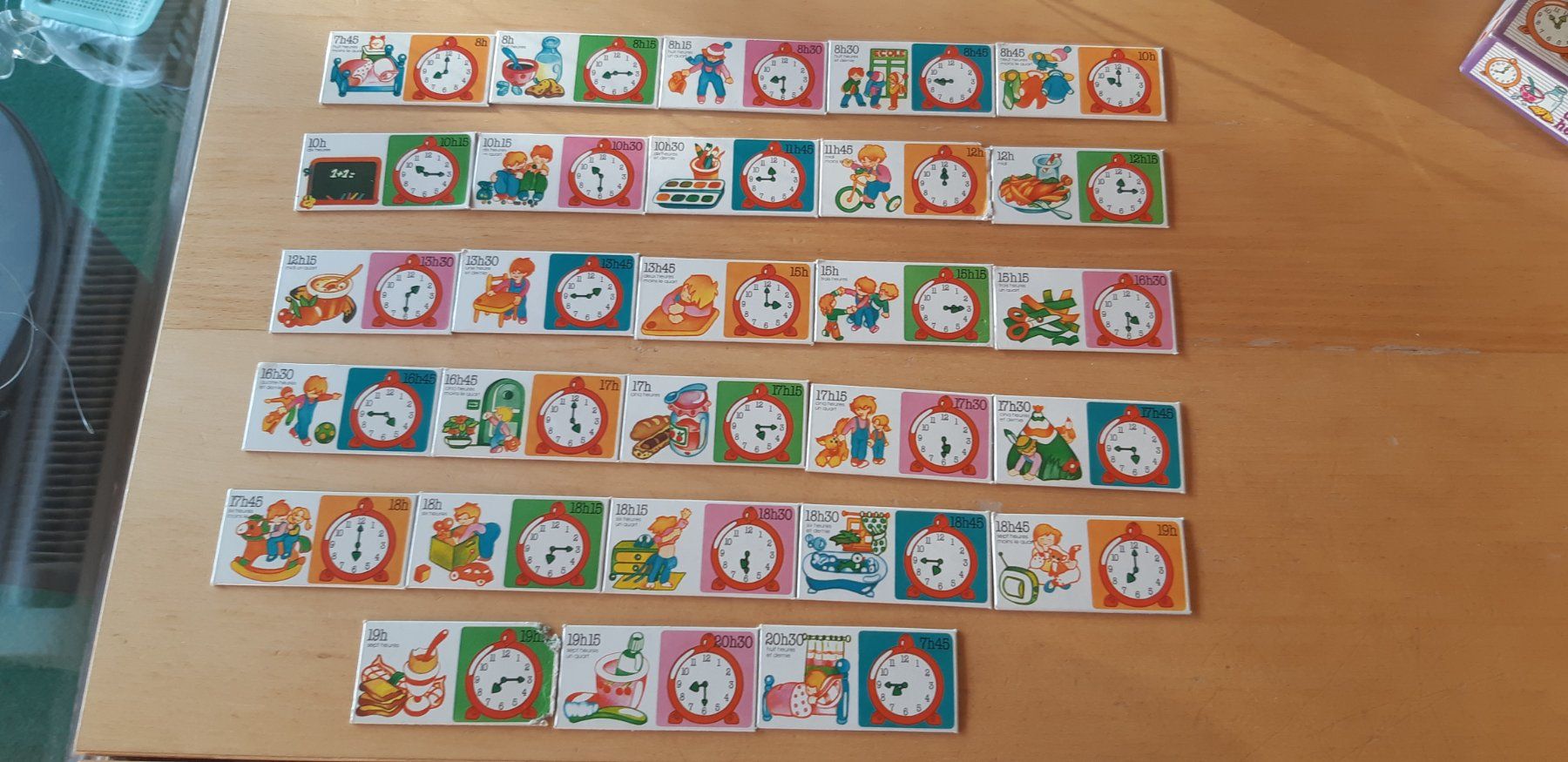 Giochi: Jeu vintage - Domino des heures – Usato da Meyrin venduto da lay_6z6q 2