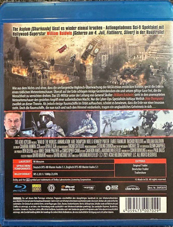 Tutti i DVDs: 3 Blu-rays Krieg der Welten Top Zustand – Usato da Beringen venduto da Mantafisch1 3