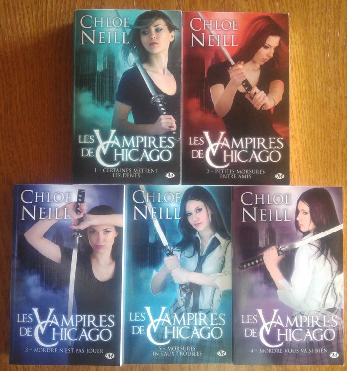 5 livres Les Vampires de Chicago Acheter sur Ricardo