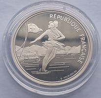 FRANKREICH - ALBERTVILLE 1992 - 100 FRANCS - 0.900 - PP