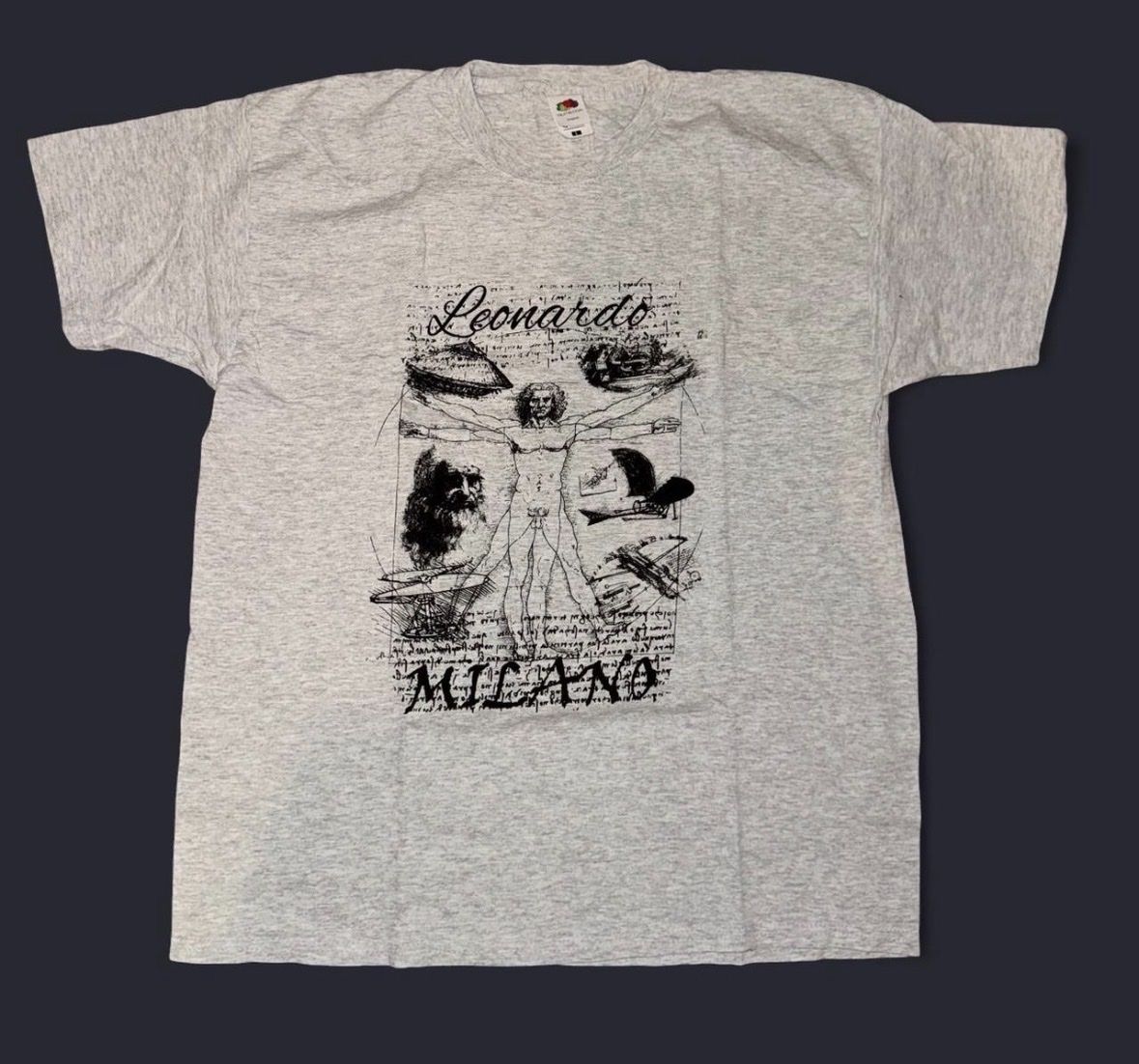 T-shirt: T-Shirt Leonardo Vitruvian Man Milano  – Nuovo (secondo la descrizione) da Marbach SG venduto da Rob_sta