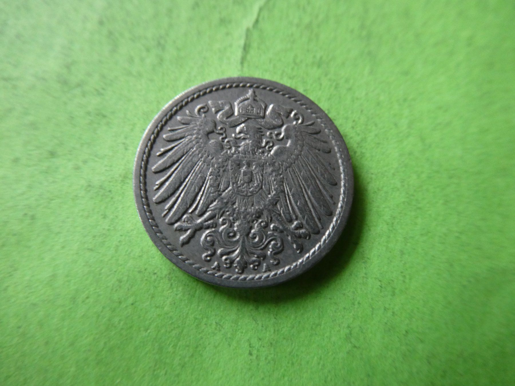 Tutti le monete: Dt. Reich 1912 A, 5 Pfennig – Usato da Hinterforst venduto da Rohusri 1
