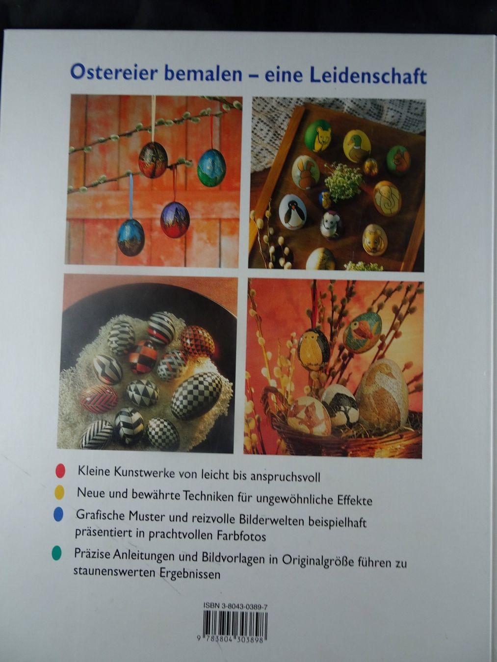 Libri: Tolle Ostereier. Tips, Tricks, Techniken. – Nuovo (secondo la descrizione) da Bächli (Hemberg) venduto da hope8 1
