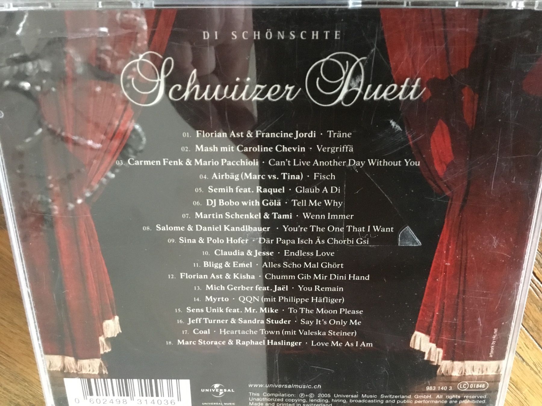 CD: Di Schönschte Schwiizer Duett - CD - – Usato da Thierachern venduto da sweden08 1