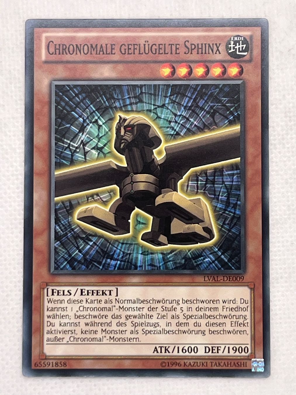Yugioh Carte collezionabili: Yu-Gi-Oh! Chronomale Geflügelte Sphinx Common – Usato da Hinterkappelen venduto da Kim1992