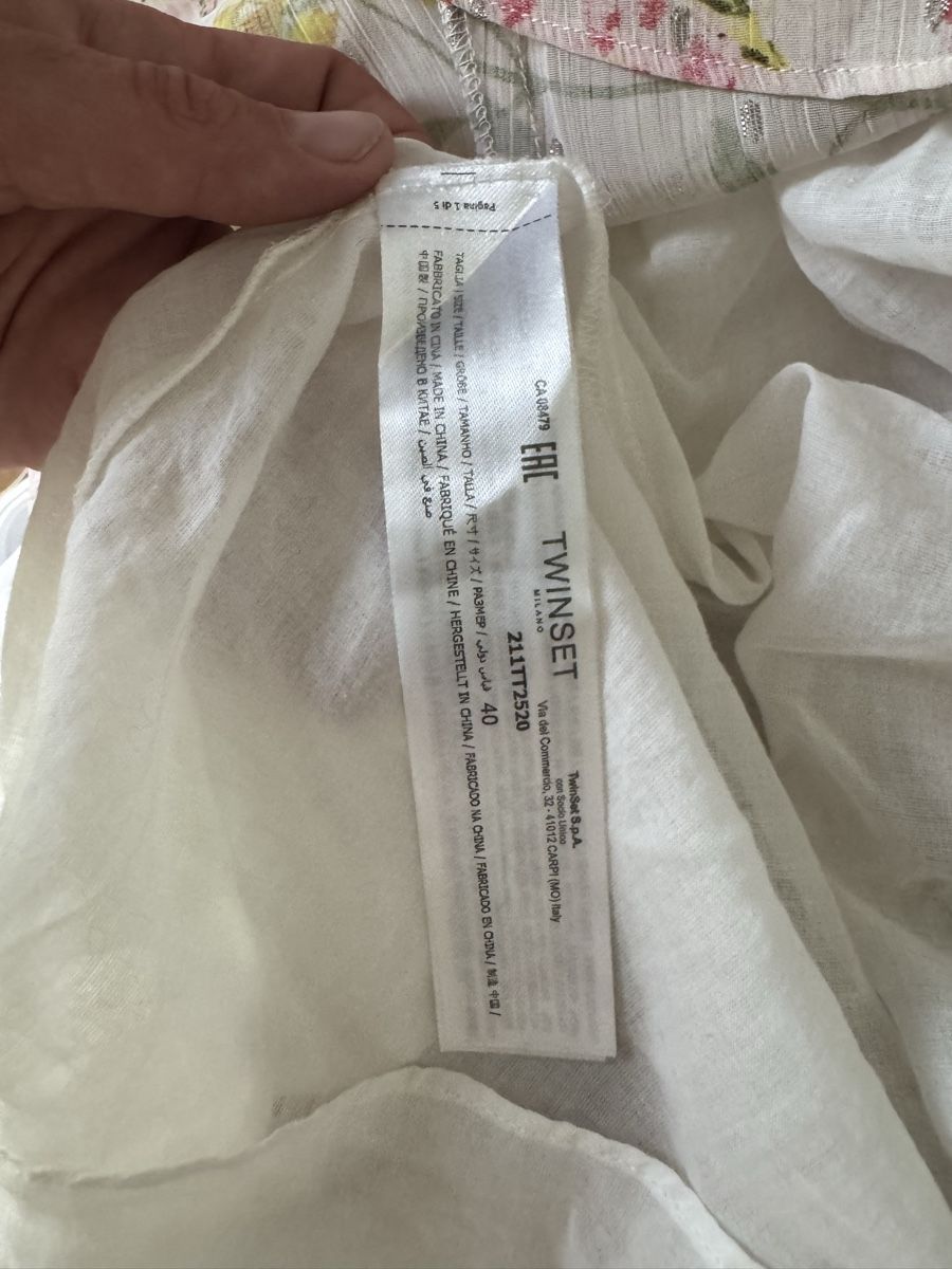 Twinset Vestiti: Kleid Twinset Milano Blumenmuster Grösse 40 – Usato da Gossau ZH venduto da ann_2qmy 2