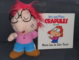 Livre & Peluche Les Petites Crapules: Marie-lou je sais-tout
