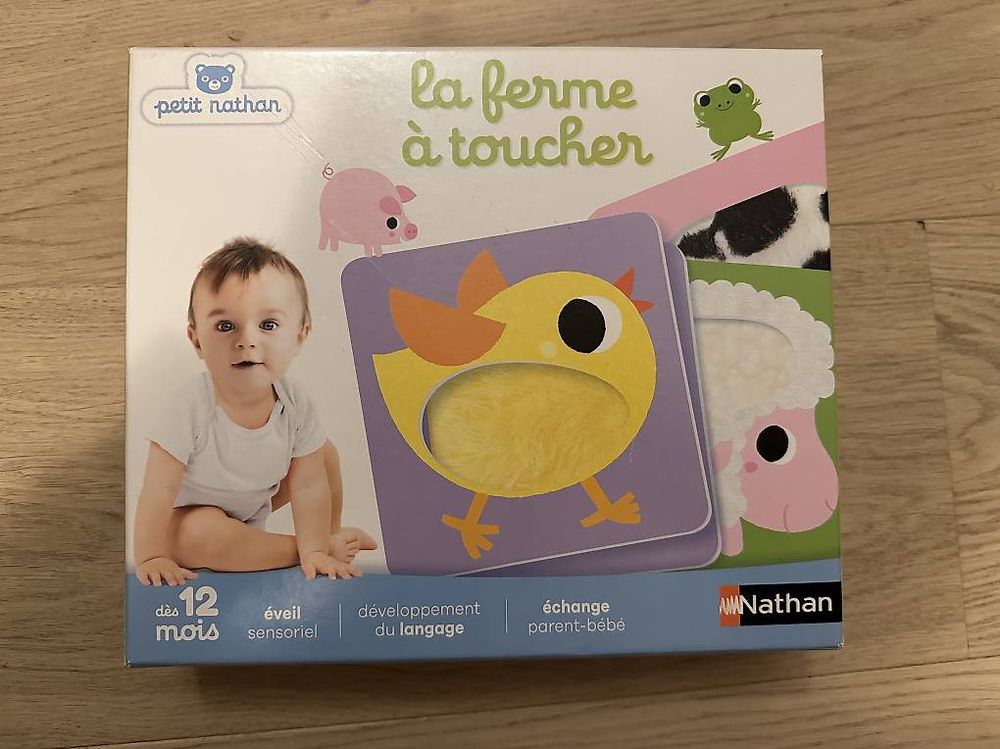 Ravensburger Play + – Puzzle En Bois Aimanté : À La Ferme – Pour Bébé Dès 1 An, Avec Poignée En Tissu Et Figurines Empilables