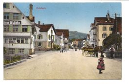 Goldach (SG) Dorfpartie - Gasthaus Schäfle - Kutsche - 1913