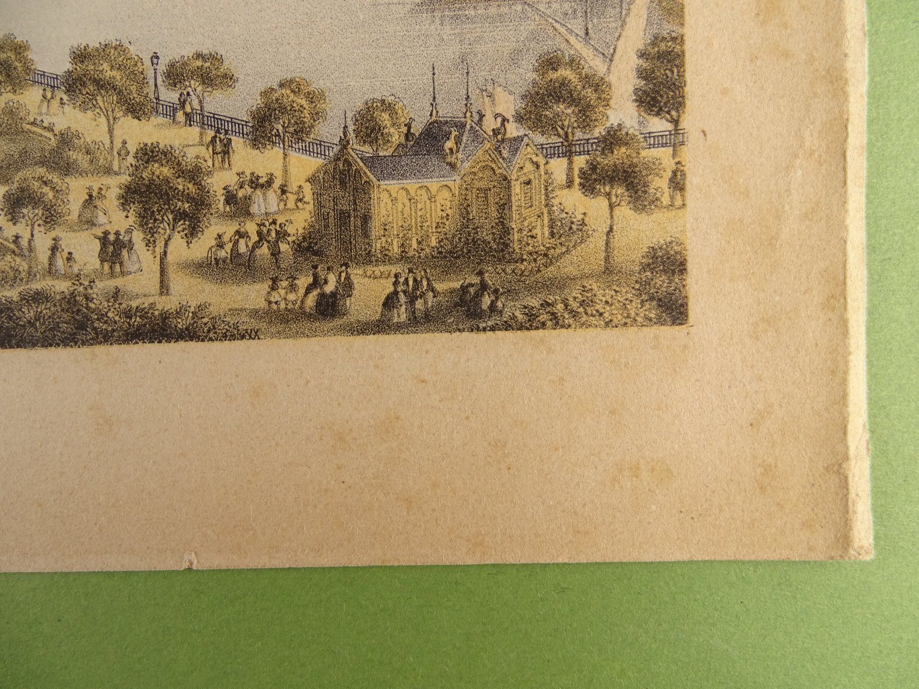 Incisioni: GENF, GENÈVE, LITHOGRAPHIE UM 1850 – Usato da Grüningen venduto da Kartensammler 7