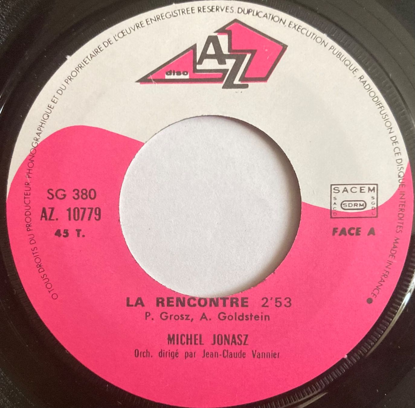 Dischi in vinile: MICHEL JONASZ - LA RENCONTRE – Usato da Poliez-Pittet venduto da Newtown-Records 2