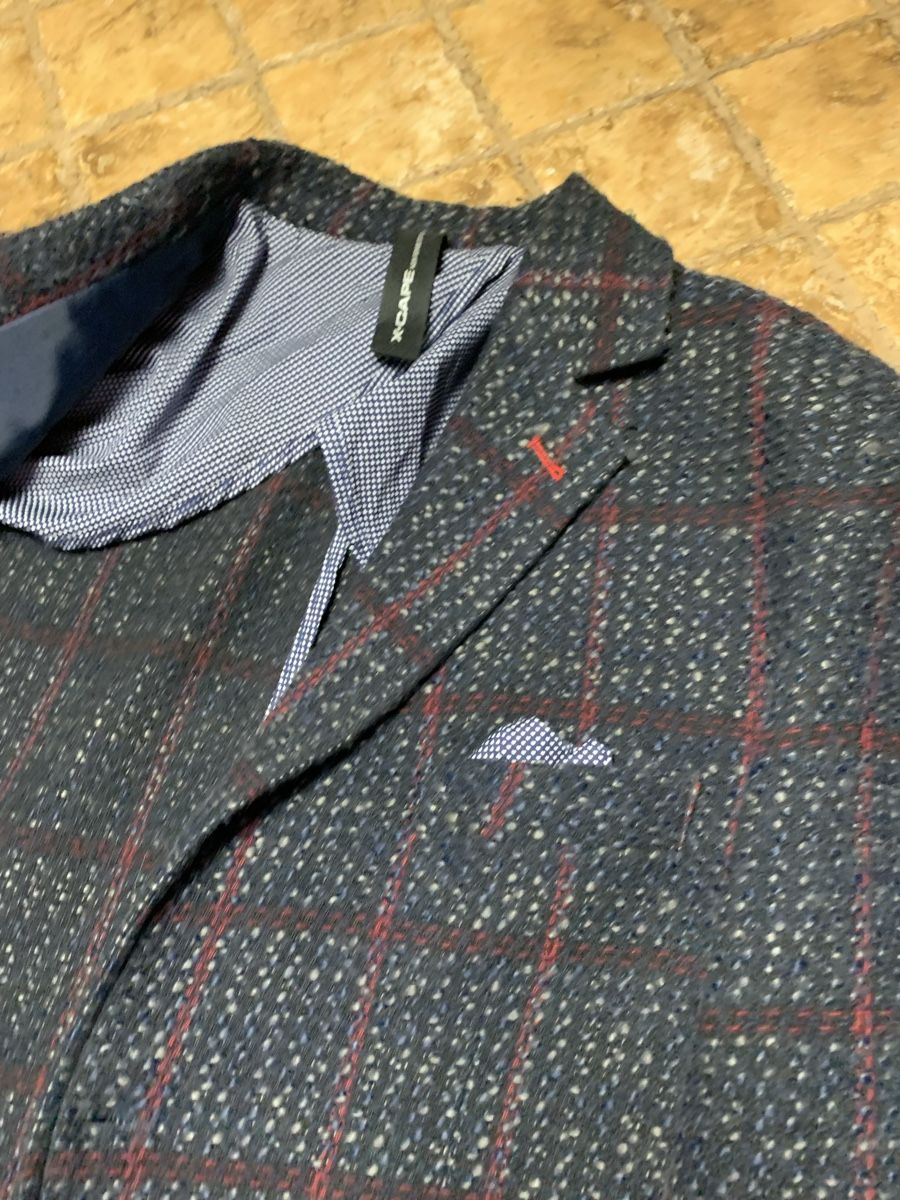 Giacche: Blazer uomo X-Cape quadri blu rossa -tgL-chic e elegante – Nuovo (secondo la descrizione) da Gordevio venduto da LanaZimm 2